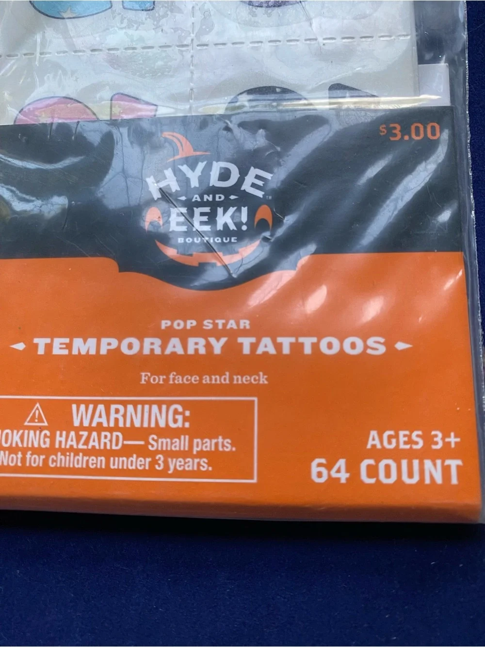 New Halloween Hyde & Eek! 13 Temporary Tattoos